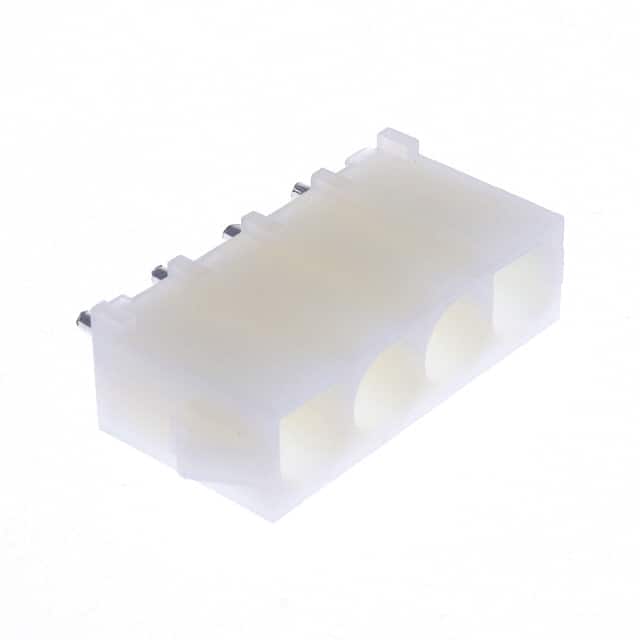 DME-04-S2-P-S PCB MOUNT PIN HEADER (W/ POLARIZ