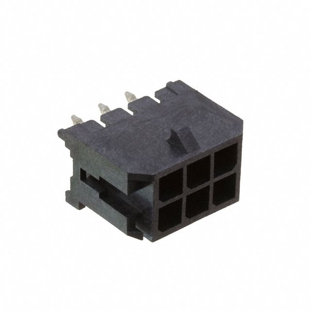 DML-06-A-V-T-A CONN HEADER VERT 6POS 3MM