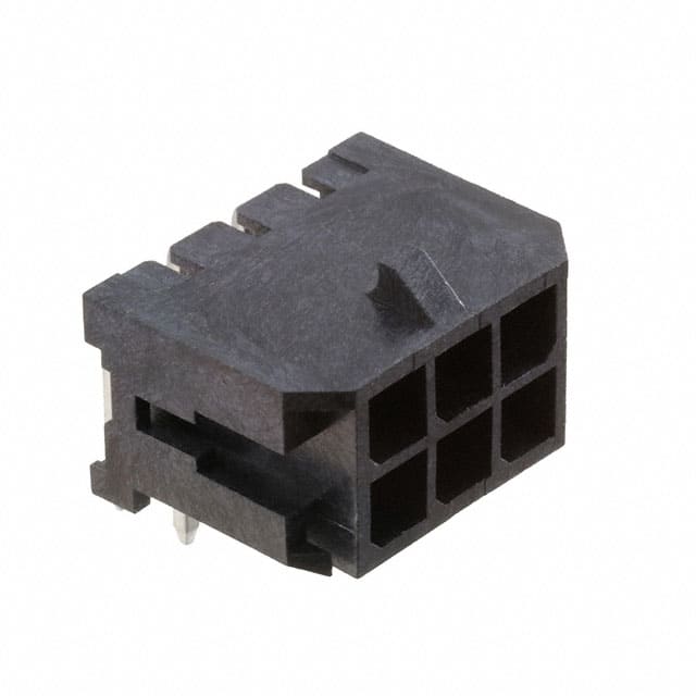 DML-06-A-H-T-A CONN HEADER R/A 6POS 3MM
