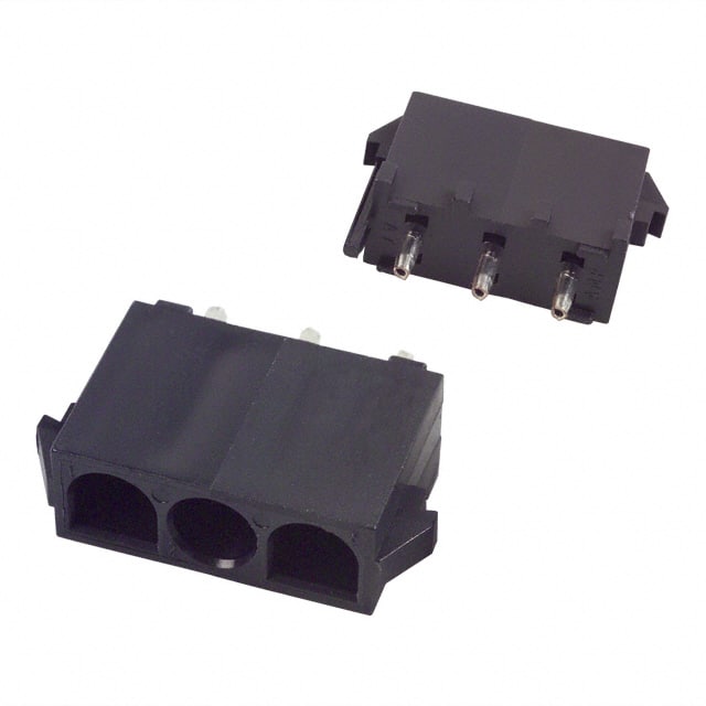 1-641966-1 CONN HEADER VERT 3POS 6.35MM