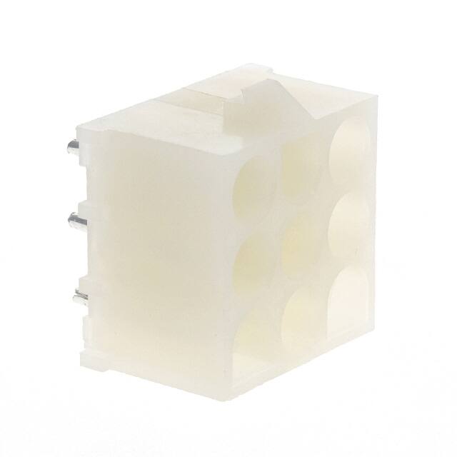 DME-09-S2-P-SQ PCB MOUNT PIN HEADER (W/ POLARIZ