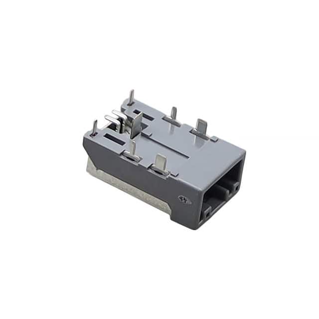 MX48A02HQ6 CONN PIN HEADER 2 POS R/A