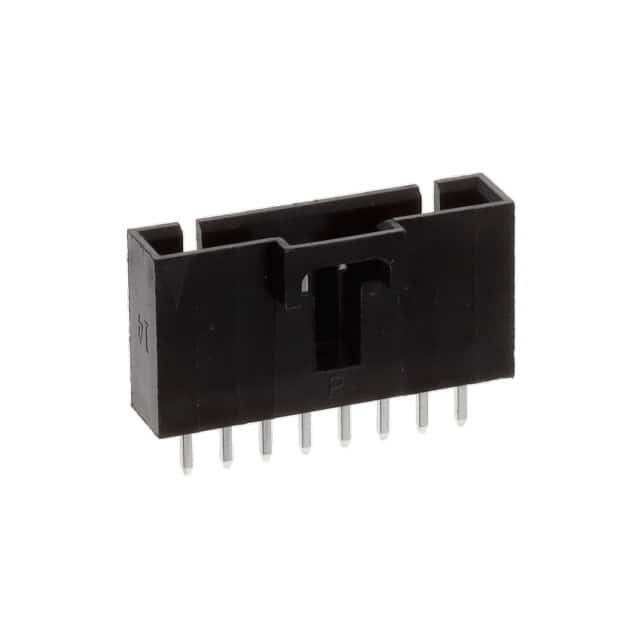 CDR-08-TS HEADER VERT TH TIN 8POS .1" SING