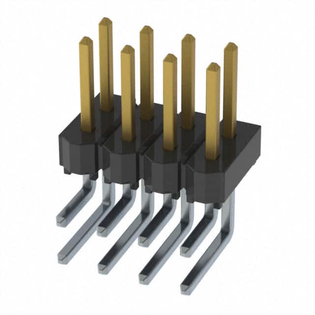 HTSW-104-08-SM-D-RA CONN HEADER R/A 8POS 2.54MM