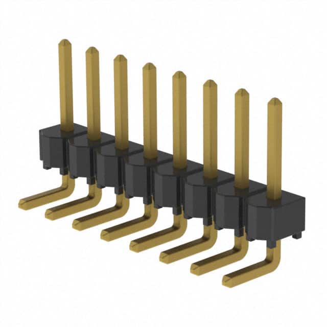 HTSW-108-08-G-S-RA CONN HEADER R/A 8POS 2.54MM