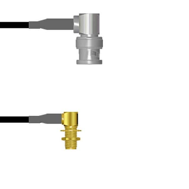 Q-0D02P0003003i CBL ASY BNC-SMA P-J RG174 3"