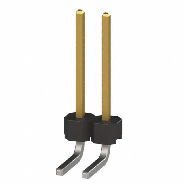 951102-7722-AR CONN HEADER R/A 2POS 2MM