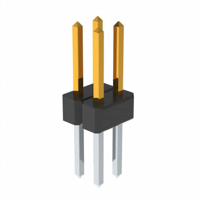 PBC02DABN CONN HEADER VERT 4POS 2.54MM