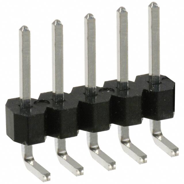 PEC05SBAN CONN HEADER R/A 5POS 2.54MM