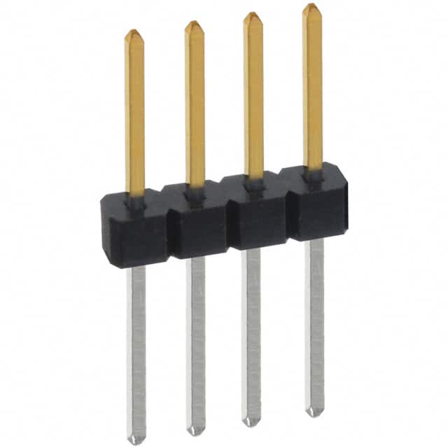 PBC04SFCN CONN HEADER VERT 4POS 2.54MM