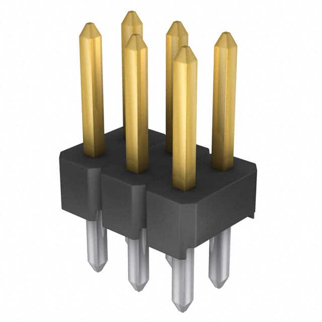 961206-6404-AR CONN HEADER VERT 6POS 2.54MM
