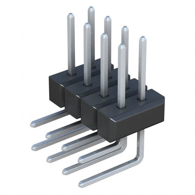 PEC04DBAN CONN HEADER R/A 8POS 2.54MM