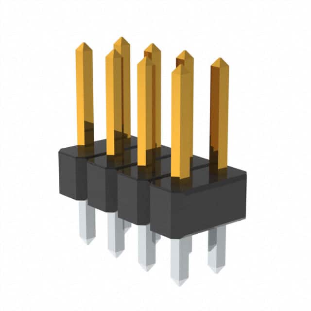 PBC04DAAN CONN HEADER VERT 8POS 2.54MM