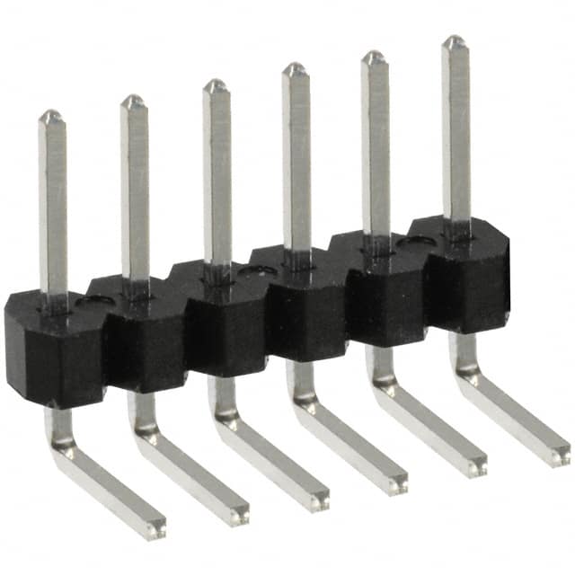 PEC06SBBN CONN HEADER R/A 6POS 2.54MM