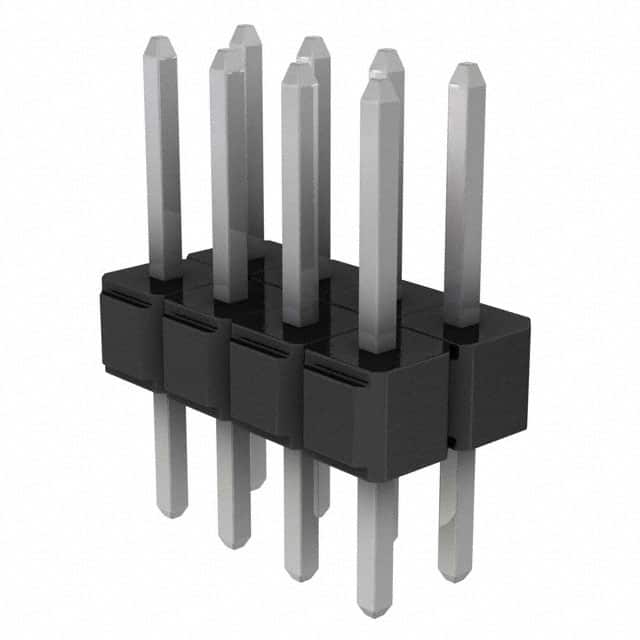 929836-09-04-RK CONN HEADER VERT 8POS 2.54MM
