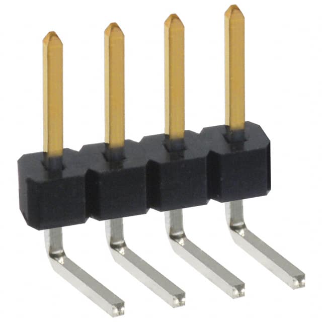 PBC04SBCN CONN HEADER R/A 4POS 2.54MM