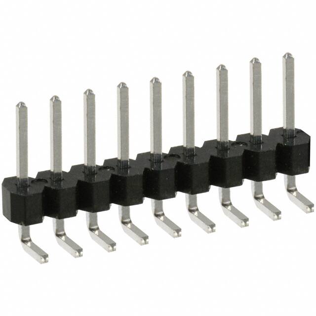 PEC09SBAN CONN HEADER R/A 9POS 2.54MM
