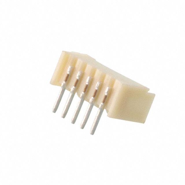 125SH-A-05-TR CONN HEADER R/A 5POS 1.25MM