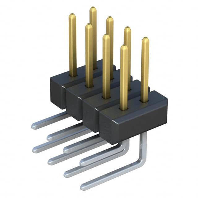 PBC04DBAN CONN HEADER R/A 8POS 2.54MM