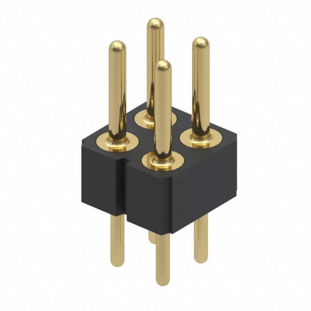 802-10-004-10-001000 CONN HEADER VERT 4POS 2.54MM