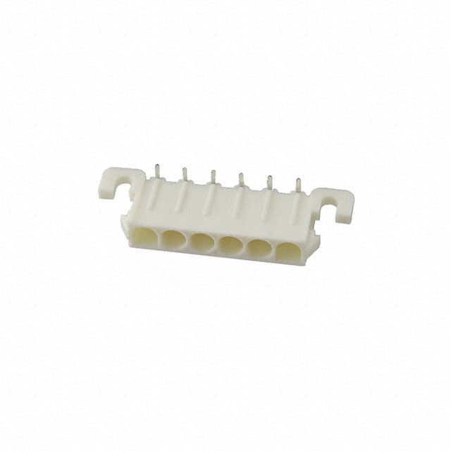 DME-M-06-RA-E CONN HEADER R/A 6POS 6.35MM
