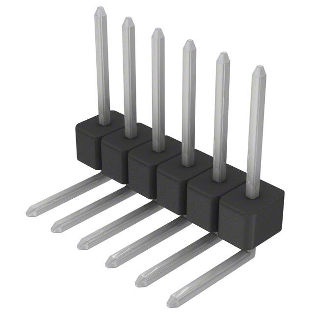 PEC06SGBN CONN HEADER R/A 6POS 2.54MM