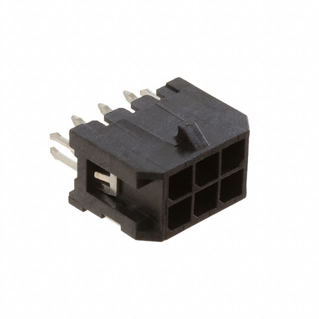 DML-06-A-V-T-A-BL CONN HEADER VERT 6POS 3MM