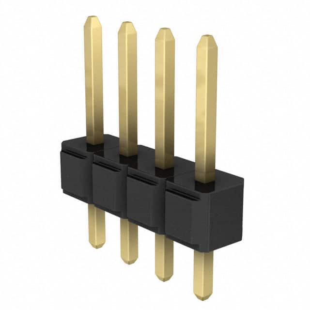 929647-01-04-EU CONN HEADER VERT 4POS 2.54MM