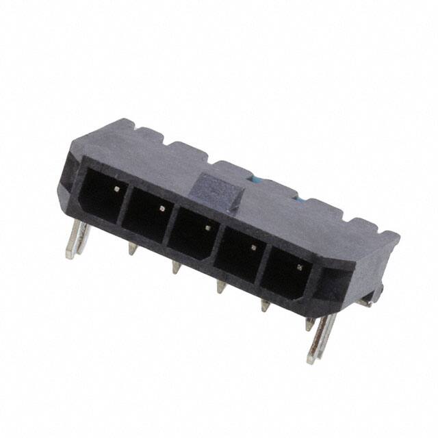 DML-1-05-A-H-T-A-BL CONN HEADER R/A 5POS 3MM