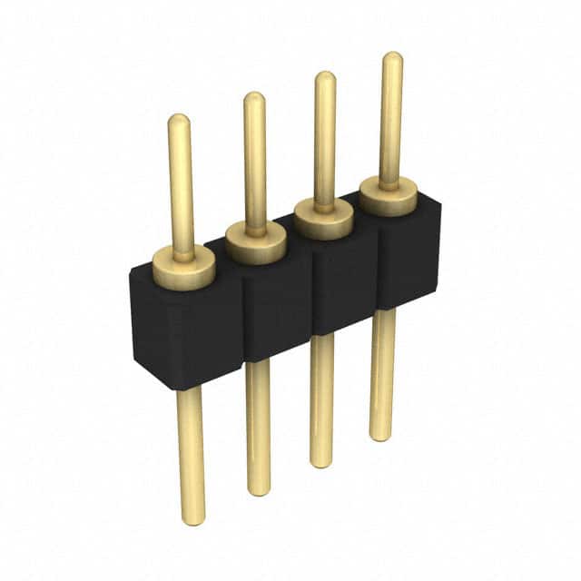 TS-104-G-A CONN HEADER VERT 4POS 2.54MM