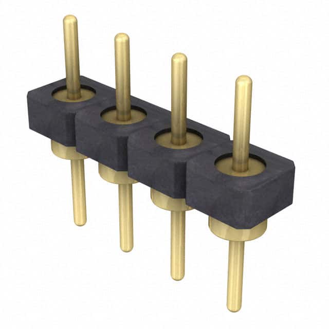 BBL-104-G-F CONN HEADER VERT 4POS 2.54MM