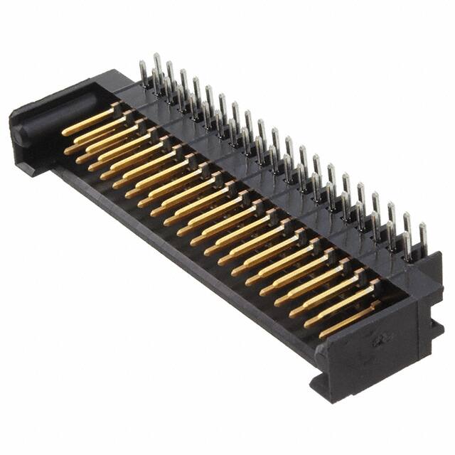 102802-8 CONN HEADER R/A 40POS 2.54MM