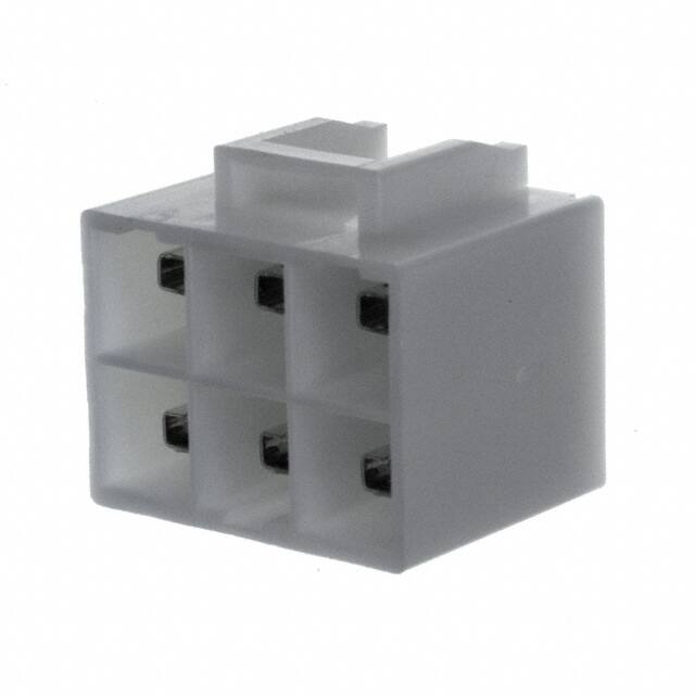 B06P-VL CONN HEADER VERT 6POS 6.2MM