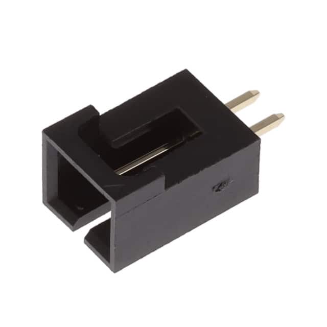 CDR-02-GS HEADER VERT TH GOLD 2POS .1" SIN