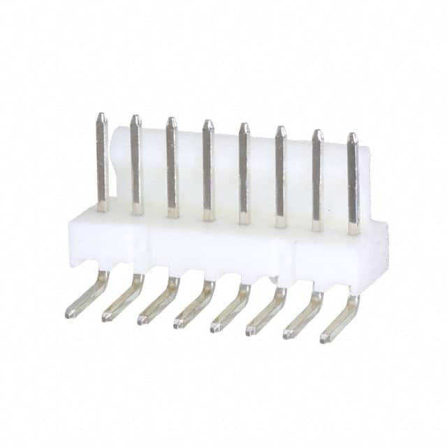 LHS-08-TRA CONN HEADER R/A 8POS 2.54MM