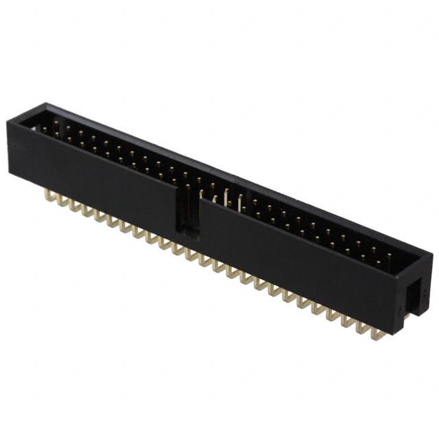 302-R501 CONN HEADER R/A 50POS 2.54MM
