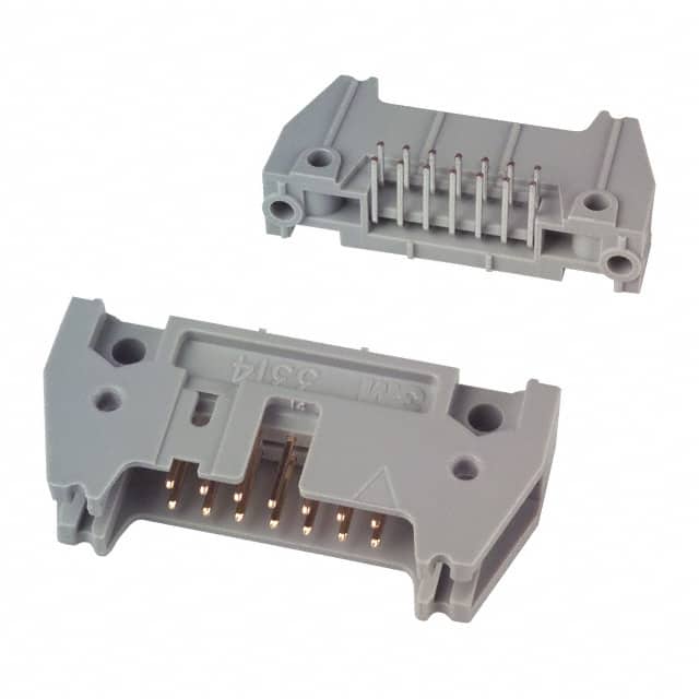 N3314-5002RB CONN HEADER R/A 14POS 2.54MM