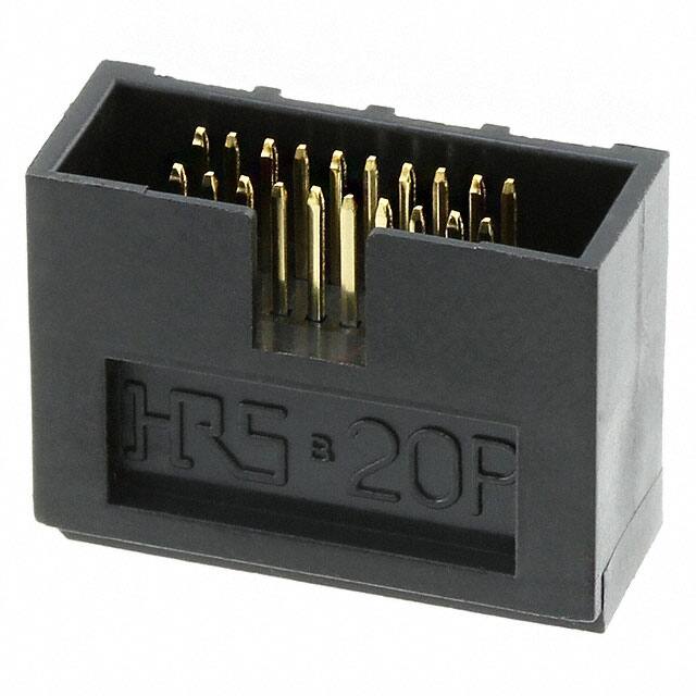 HIF6A-20PA-1.27DS(71) CONN HEADER R/A 20POS 1.27MM