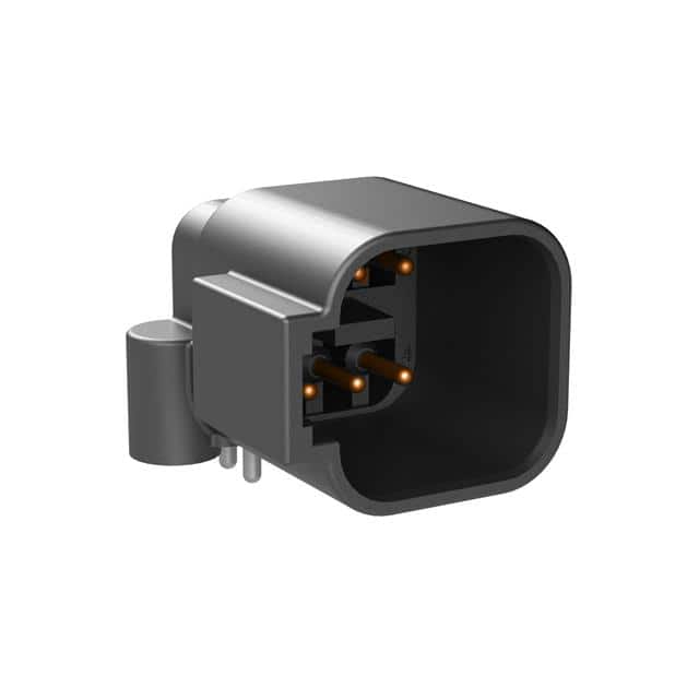 ATF13-6P-BM13 BOARD MOUNT HEADER, RIGHT ANGLE,