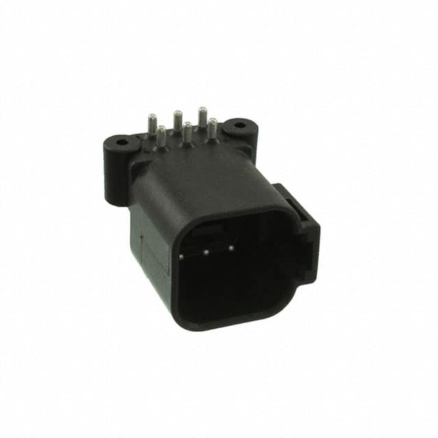 DTF13-6P CONN HEADER R/A 6POS 4.44MM