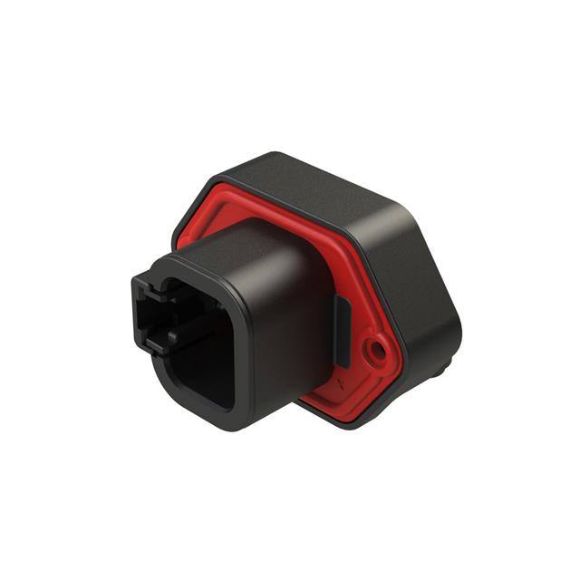ATP13-4P-BM04BLK 4 POSITION 90DEG PCB FLANGE MNT