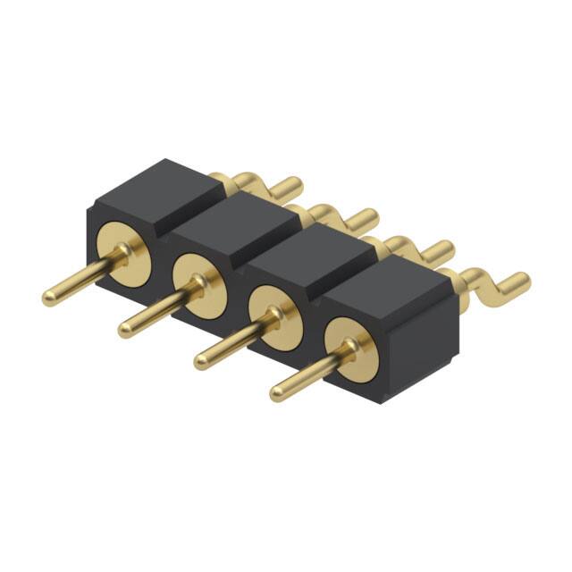 330-10-104-40-027000 CONN HEADER SMD R/A 4POS 2.54MM