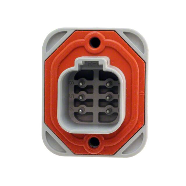DT15-6P CONN HEADER VERT 6POS 4.44MM