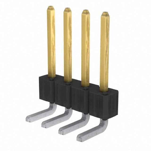 68458-104HLF CONN HEADER R/A 4POS 2.54MM