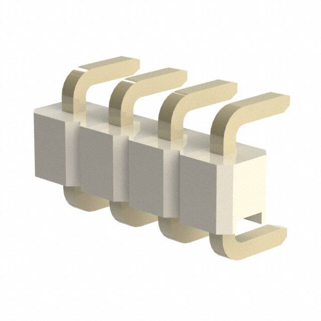 BG304-04-A-0500-L-G 4W, 2.54MM PTH HDR, U SHAPED, SI
