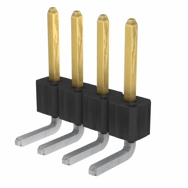 69191-204HLF CONN HEADER R/A 4POS 2.54MM