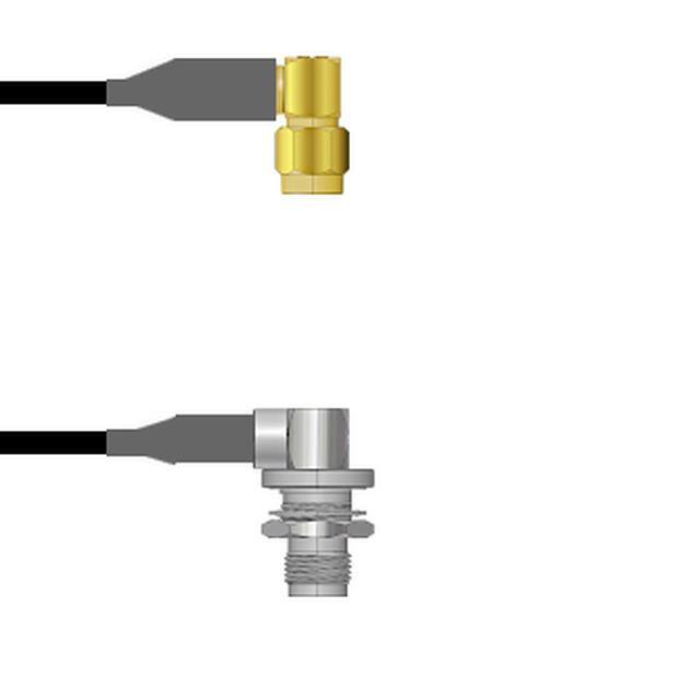 Q-360490008.25M SMA-RP/TNC-RJ RG58 0.25M