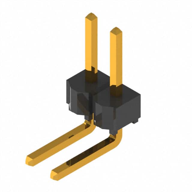 TSW-102-22-G-S-RA CONN HEADER R/A 2POS 2.54MM