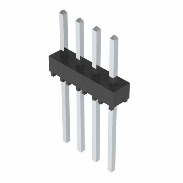 TSW-104-09-T-S CONN HEADER VERT 4POS 2.54MM