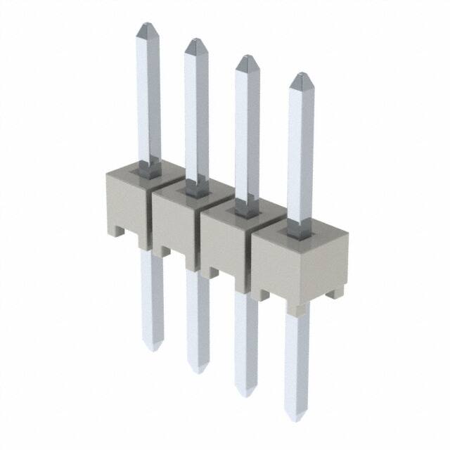 HTSW-104-08-T-S CONN HEADER VERT 4POS 2.54MM